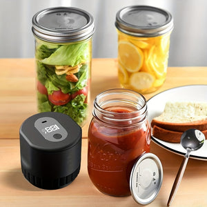 Electric Mason Jar Vacuum Sealer Kit For Wide Mouth And Regular Mouth Mason Jars