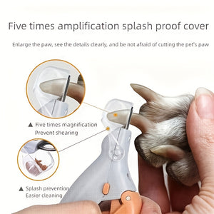 1pc LED Pet Nail Grinder For Easy And Safe Dog And Cat Paw Grooming