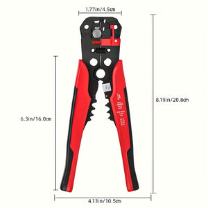 1pc Automatic Wire Stripper: Multifunctional Cable Cutter & Pliers For Electrical Wire Stripping, Cutting & Crimping