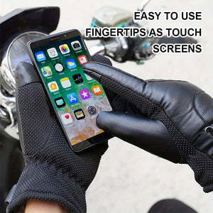 Electric Heated Gloves Powered By USB Power Bank Hand Warmer Heating Gloves for Winter for Motorcycle  Touch Screen Bike Waterproof Gloves