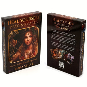 Set, Heal Yourself Reading Cards, Heal Yourself Reading Oracle Cards Deck, Heal Yourself, Guidance To Transform Your Soul (36 Full-Color Cards,Tarot Cards For Beginners Tarot Deck, Guide Book