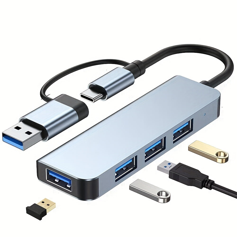 8 In 1 USB C HUB, 4 In 1 USB C Adapter,7 In 1 USB HUB With Splitter Card Reader, USB C Port, USB 3.0 / 2.0, RJ45 PD 87W Multiport,SD/TF Spli