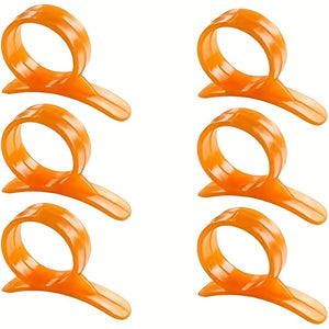 6pcs Creative Orange Peeler with Ring Handle - Easily Peel Oranges, Lemons, and Grapefruits - Kitchen Gadget for Effortless Fruit and Vegeta