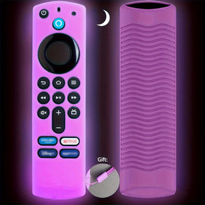 1pc Firestick Remote Control Set With Lanyard Glow In The Night, TV 4k Remote Control Set Third Generation