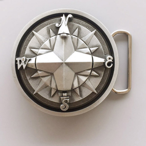 New Vintage Original Compass Star Belt Buckle US Local Shipping