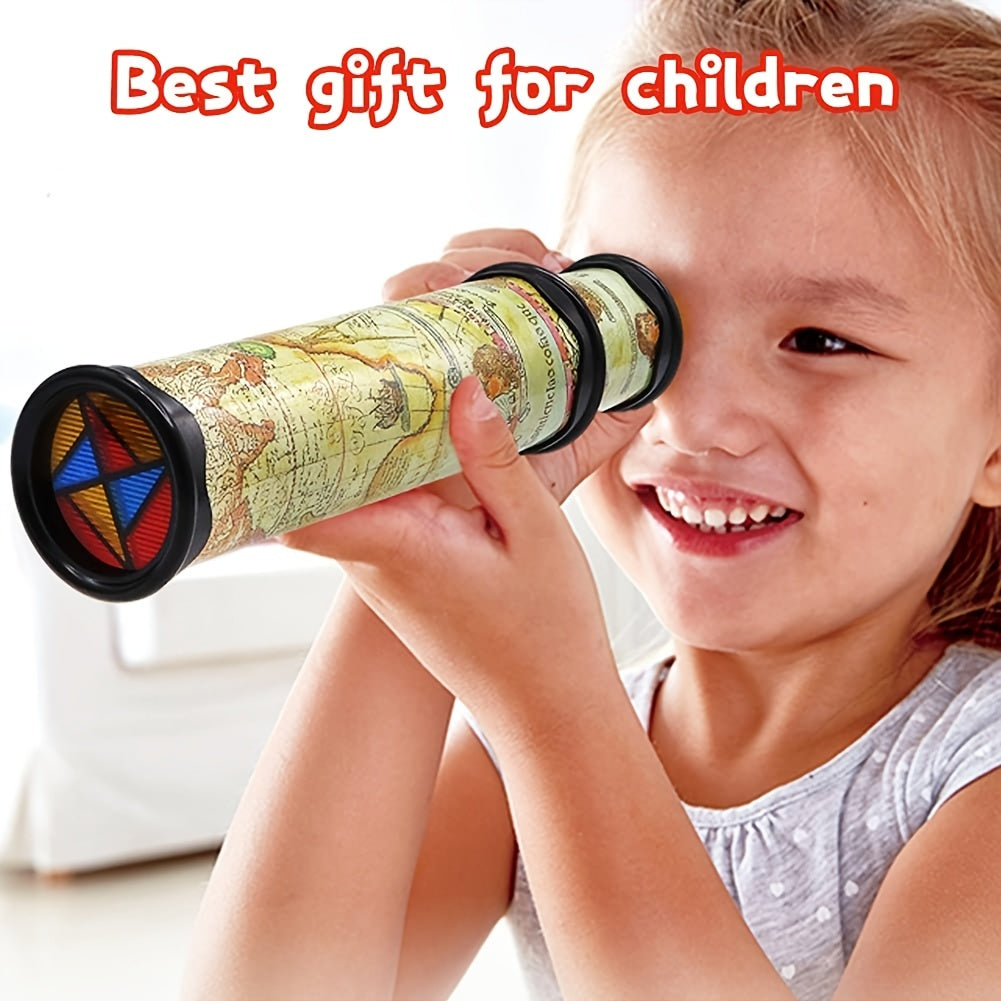 Classic Kaleidoscope Toy - Stretchable Long Design for Boys & Girls - Perfect Gift for Kids of All Ages (Random Colors)