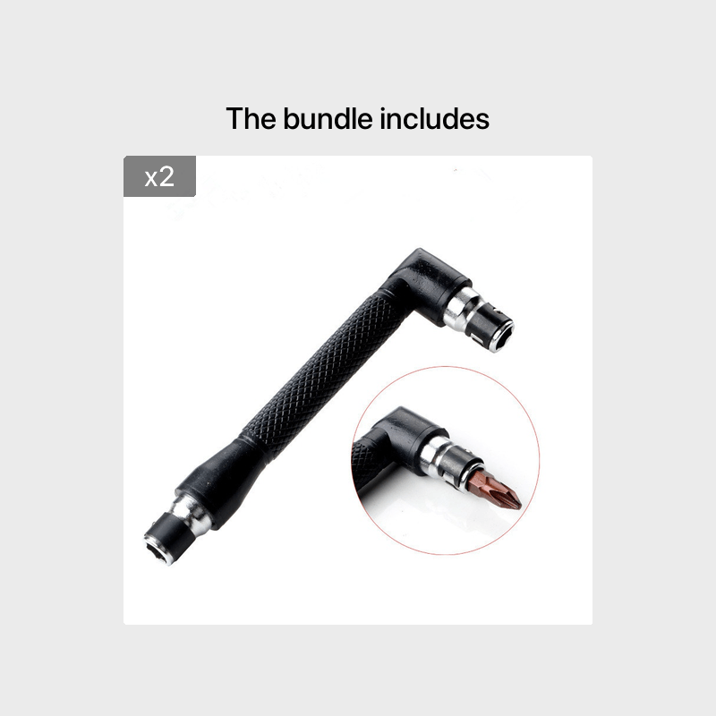 Upgrade Your Toolbox with this Portable L-Shape Socket Wrench Extension Handle Screwdriver!