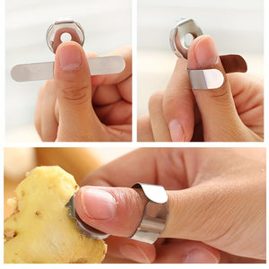 1pc Simple Peeler Multifunctional Peeling Garlic Stainless Steel Chestnut Peeler Ginger Planing Kitchen Tool Kitchen Accessories