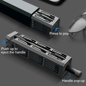 44-in-1 Multifunctional Repair Tool Set: Magnetic Screwdriver Set for Precision Glass Repair & Other Jobs