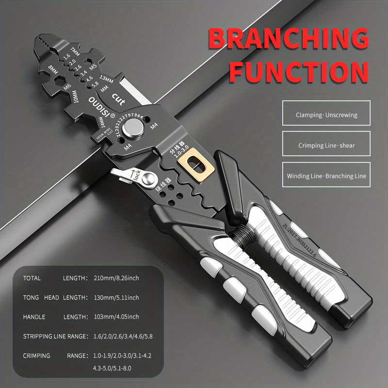 Upgrade Your Toolbox With This Multifunctional Electrician Crimping & Wire Stripping Pliers!