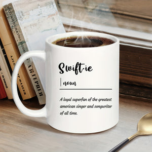 1pc, Coffee Mug Swiftie Merch For The Eras Music, Musician Tea Cup For Woman, Music Lovers Gifts For Fans (White 11oz)