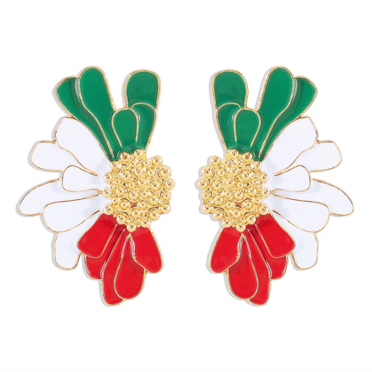 Flower Design Earrings Gift for families