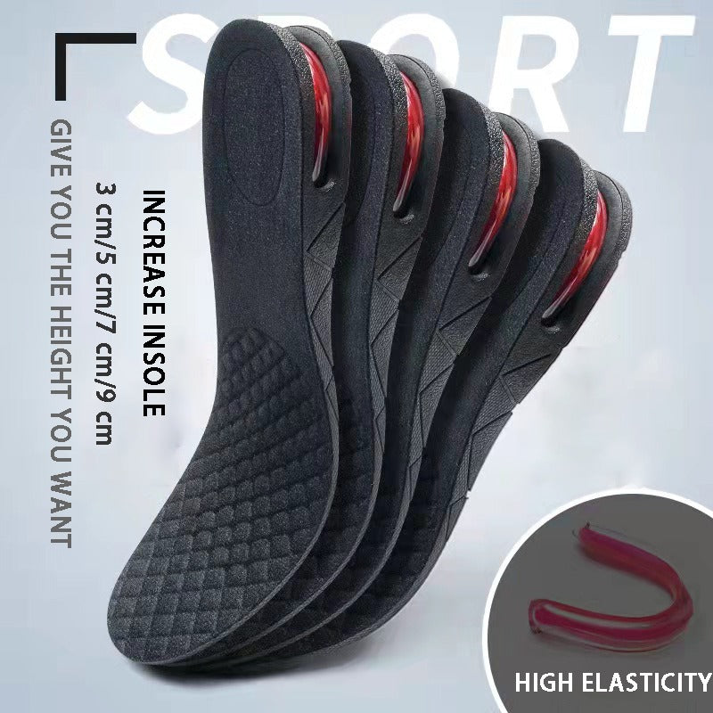 Boost Your Height Instantly with 1pc Invisible Height Increasing Insole - Adjustable Shoe Heel Insole With Air Cushion For Variable Taller S