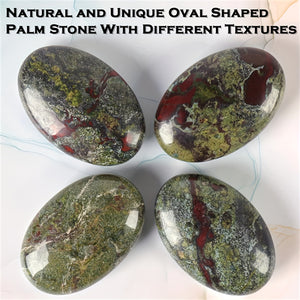 Dragon Bloodstone Oval Palm Stone_ Pocket Worry Stone Healing Crystal