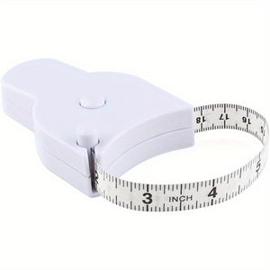 1pc, Soft Leather Three-Dimensional Waist Ruler Tape Measure for Fitness, Sewing, and Handmade Supplies - Automatically Shrinks and Measures