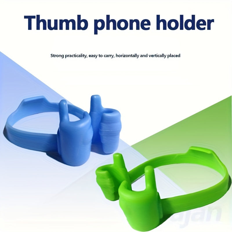 Thumbs Up Adjustable TPU Flexible Mobile Cell Phone Tablet Display Stand Holder Cradle For Mini Switch Desk Desktop Kitchen Home Office Trav