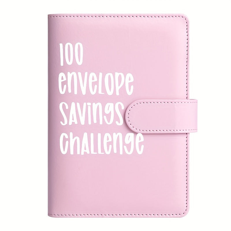 Achieve Your Financial Goals: Fun $5,050 Envelope Challenge Savings Binder with 26-Page Cash Tracker