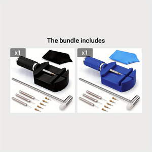 11pcs Watch Link Removal Tool Kit, Watch Band Tool Strap Chain Pin Remover Repair Tool Kit For Watch Band Strap Adjustment, Watch Bracelet S