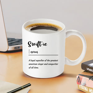 1pc, Coffee Mug Swiftie Merch For The Eras Music, Musician Tea Cup For Woman, Music Lovers Gifts For Fans (White 11oz)