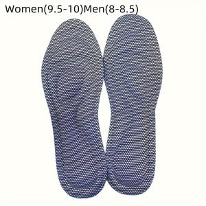 1pair 5D Memory Foam Orthopedic Insole, Men's Women's Shoes Nano Antibacterial Deodorant Insole, Sweat Absorption Running Pad, Massage Sport