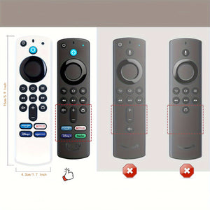 1pc Firestick Remote Control Set With Lanyard Glow In The Night, TV 4k Remote Control Set Third Generation