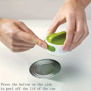 Arthritis & Senior-Friendly Easy-Grip Can Opener – Compact, Multi-Color, Stainless & Plastic Design