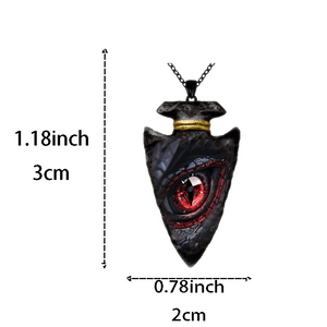 Dragon Eye Pendant Necklace Hip Hop Unisex Style Punk Necklace For Men Women Jewelry Gift