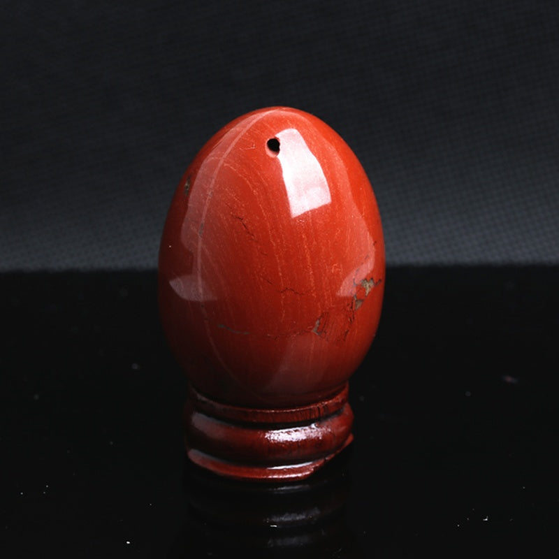 South Red Agate Eggs With Rope Yoni Egg Massage Handball Massager Ball for Exercise Ball Health Care Massage Tool