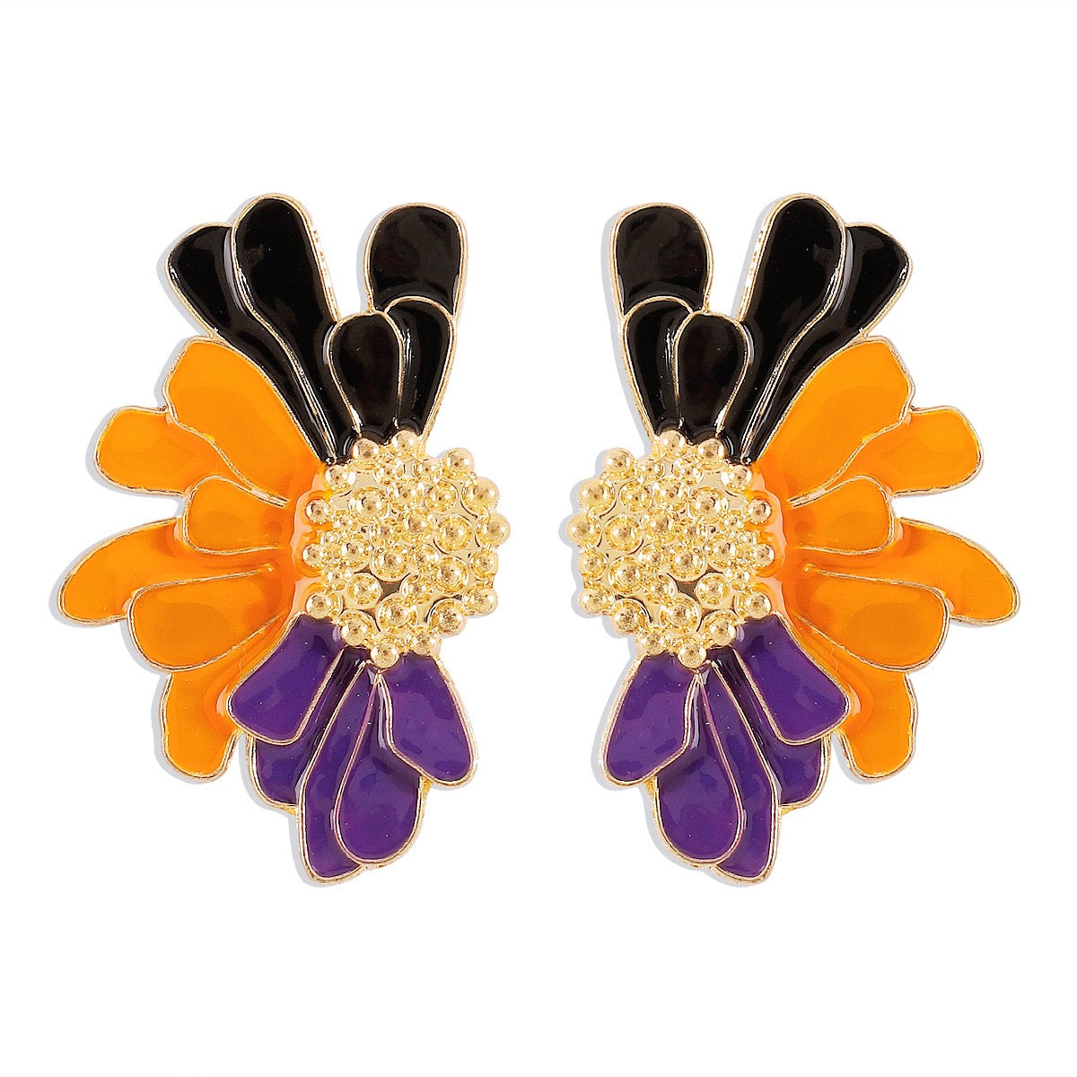 Flower Design Earrings Gift for families