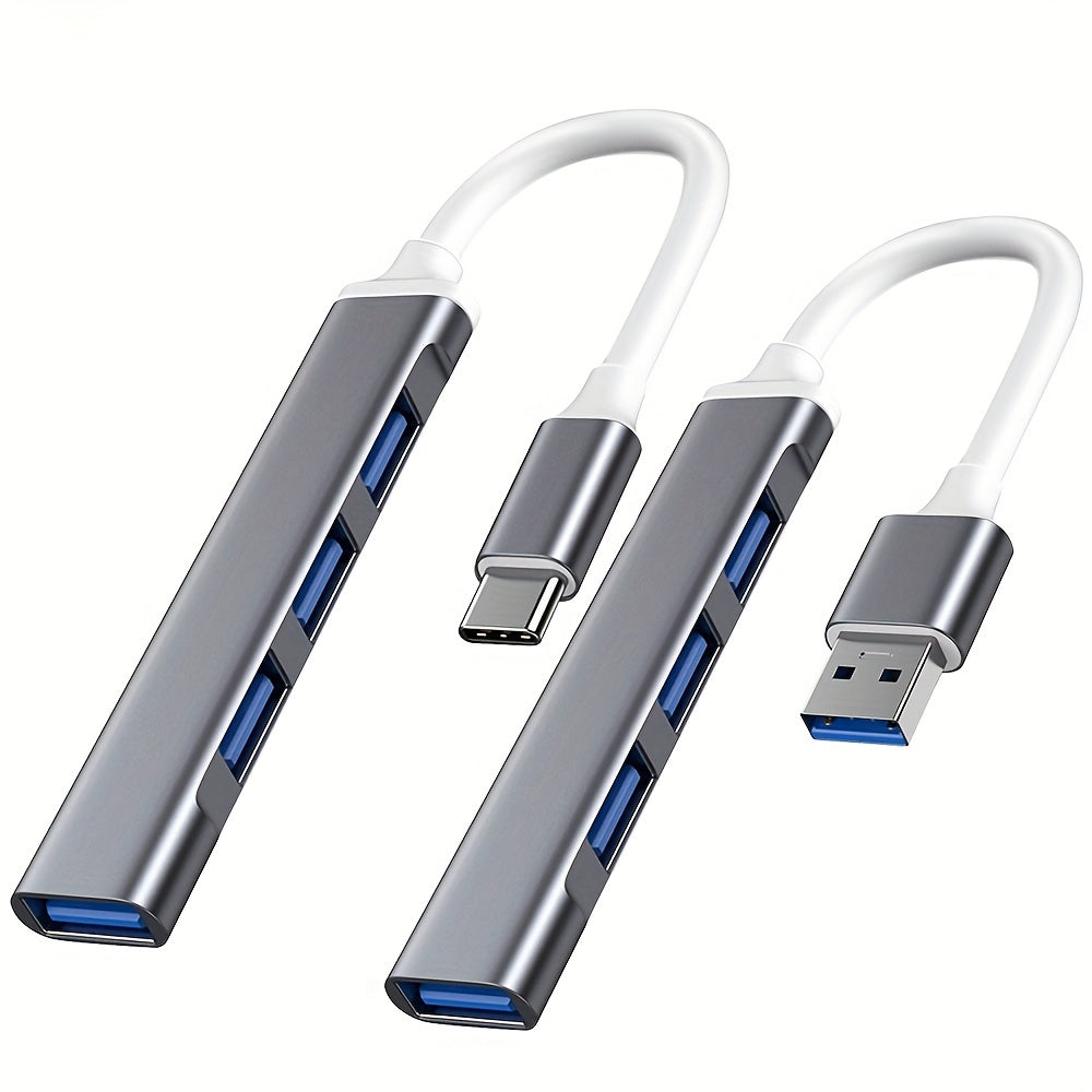 4 Port USB 3.0 HUB USB HUB High Speed Transmission USB-C Type C Splitter 5Gbps For PC Computer Accessories Multiport HUB 4 USB 3.0 2.0 Ports