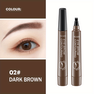 Flawless Waterproof Eyebrow Pen: Microblading Precision, 5 Shades, Natural & Long-Lasting Look, Suitable for All Skin Types