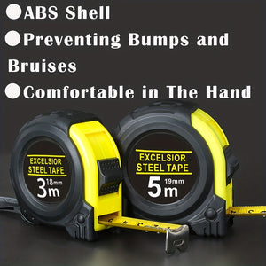 1pc 16 FT Tape Measure Retractable Measuring Home Tape Measure Easy Read Measuring Tape Bulk Set For Engineer Contractors, Autowind And Lock