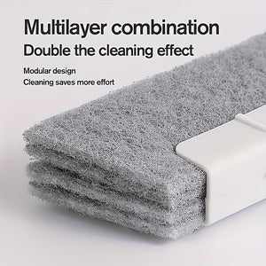 Effortless Cleaning Companion: Easy-Clean Brush for Window Rails, Small Gaps & Countertops - Universal Design, Sparkling Results