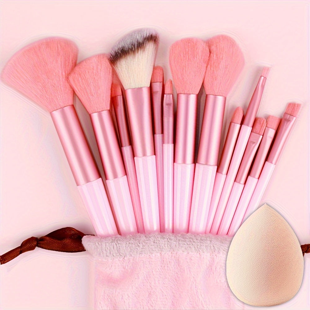 Makeup Brush Set Soft Fluffy Professiona Cosmetic Foundation Powder Eyeshadow Kabuki Blending Make Up Brush Beauty Tool Makeup Sponge Storag