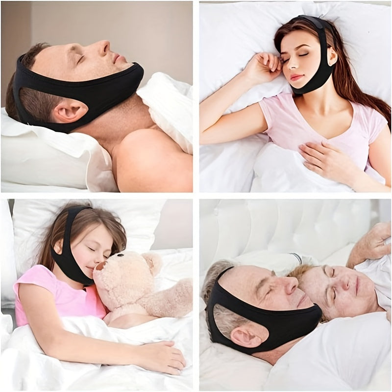 1pc Anti Snore Chin Strap, To Keep Mouth Closed Stopping Snore Chin Strap, Anti Snoring Devices For Women Men Better Sleep, Anti Snoring Bel