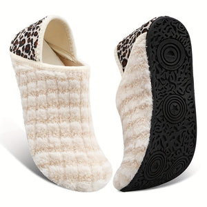 Fall Coziness Redefined: Women's Plush Lightweight Slip-On Flats – Sleek, Warm & Comfortable