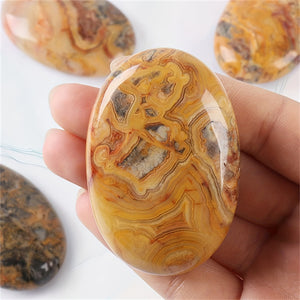 Natural Crystal Various Oval Palm Stones,Used For Alleviating Anxiety Pocket Massage Worry Stone,Natural Polishing Energy Stone Crystal Decor