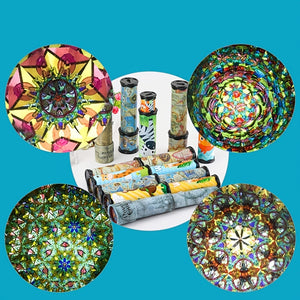 Classic Kaleidoscope Toy - Stretchable Long Design for Boys & Girls - Perfect Gift for Kids of All Ages (Random Colors)