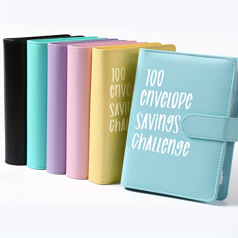 Achieve Your Financial Goals: Fun $5,050 Envelope Challenge Savings Binder with 26-Page Cash Tracker