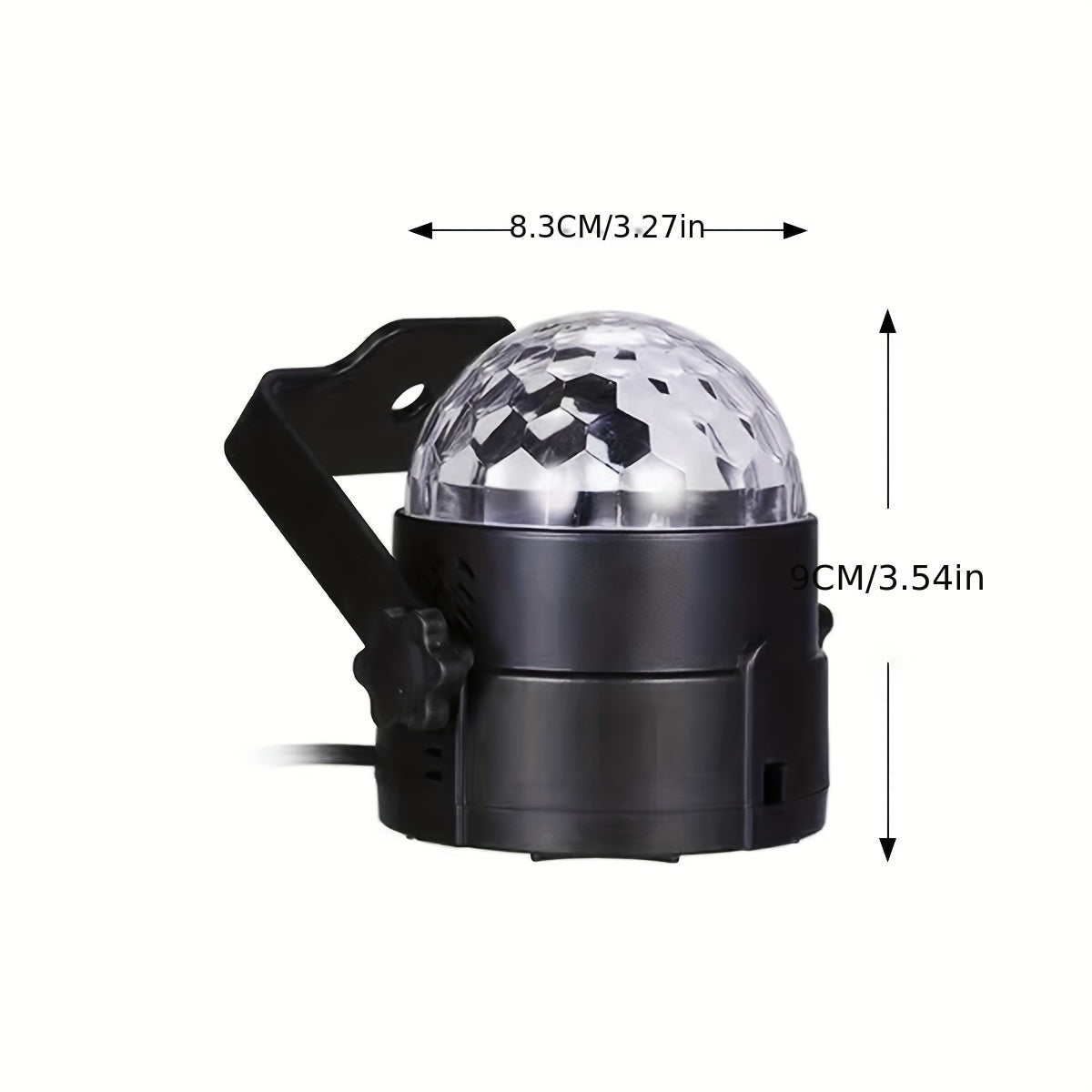 1pc Bring The Party To Life With Sound Activated RGB Disco Ball Lights - 7 ModesRemote Control, Perfect For Home Room Dance Parties, Bars, K