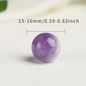 10pcs Natural Crystal Ball Quartz Sphere Random 15-16mm Healing Stones