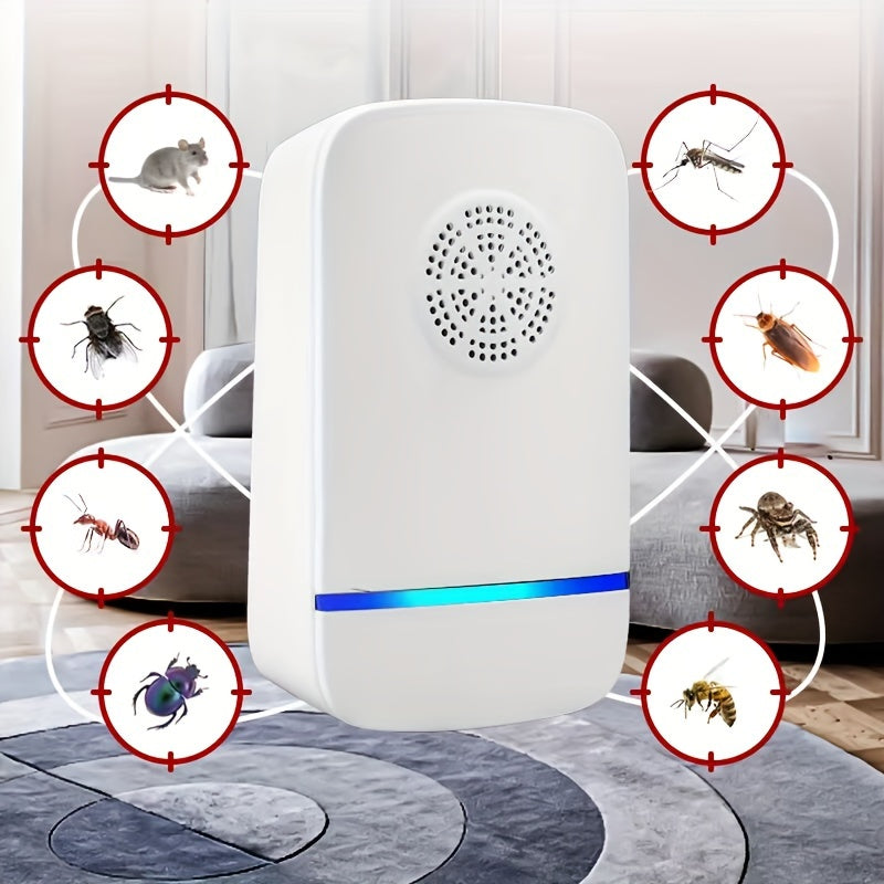 Ultrasonic Pest Repellent Plug-In - Effective Indoor Insect Control For Mosquitoes, Mice, Spiders, Ants, Cockroaches - Child-Safe Sleep Aid