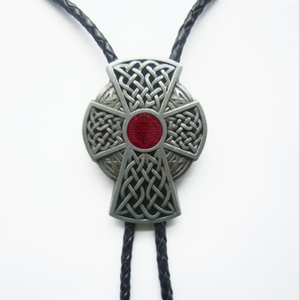 Men Women Metal Western Multicolor Celtic Ornamentn Rope Necklace Poirot Tie US Local Shipping