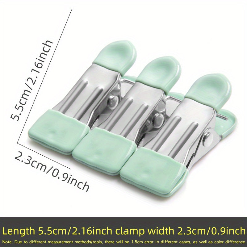 10pcs Non-slip Small Heavy Duty Plastic Food Clips, Clothes Drying Clips