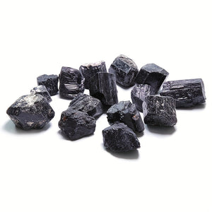 100G/Bag Pack of Natural Black Tourmaline, Quartz Crystal & Gemstone for Reiki Healing & Mineral Collection