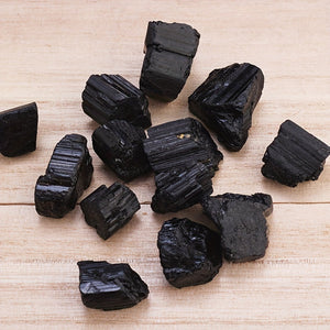 100G/Bag Pack of Natural Black Tourmaline, Quartz Crystal & Gemstone for Reiki Healing & Mineral Collection