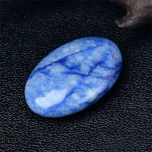 ICE Blue Aventurine Palm Stone Quartz Natural Gemstone Healing Crystal Decoration Meditation Crystal Stone US Stock