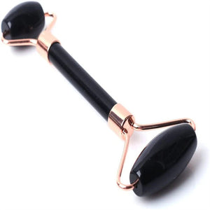 Natural Polished Obsidian Roller Face Wand Crystal Quartz Massage Stick Face Eye Massage Healing Stone Tool