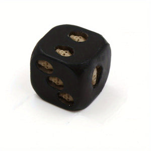 Skull Dice 5 Piece Suit Black Antique Party Casual Game Toy Chess Card Bar Dice Handmade Resin