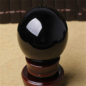 Obsidian Crystal Ball for Fengshui Ball Meditation Healing Divination Sphere